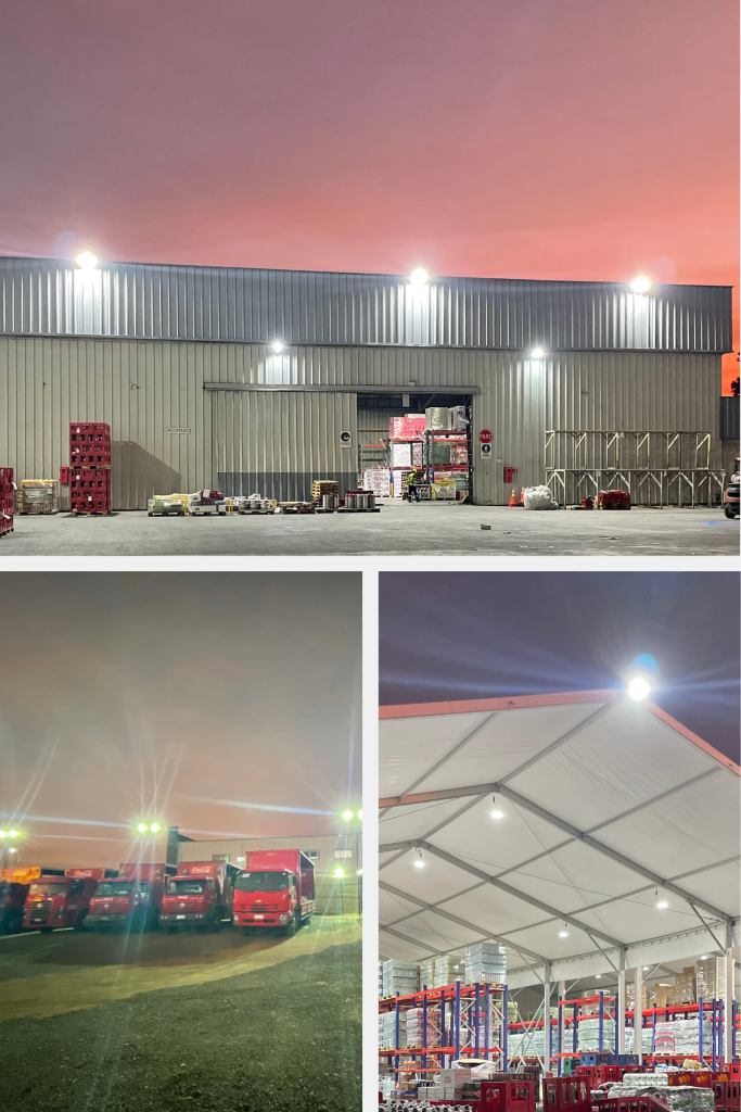 Iluminación de bodegas y estacionamientos